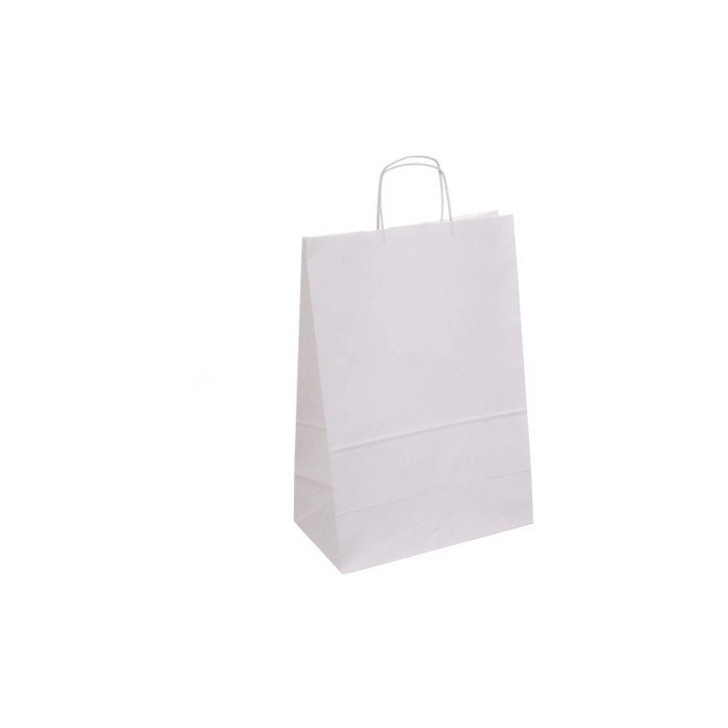 Torba ekologiczna ECOBAG 305x170x425mm biała 100g 11011040000