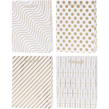 Torebka prezentowa 31x42x12cm Lux HS wz. Graficzne Y A3 ROZETTE