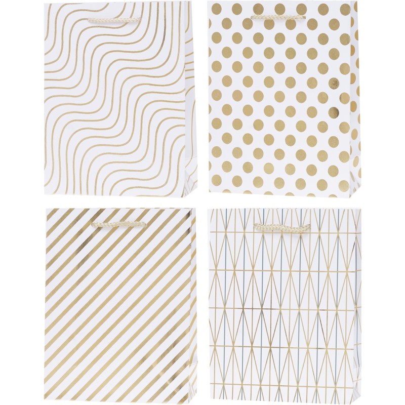 Torebka prezentowa 31x42x12cm Lux HS wz. Graficzne Y A3 ROZETTE