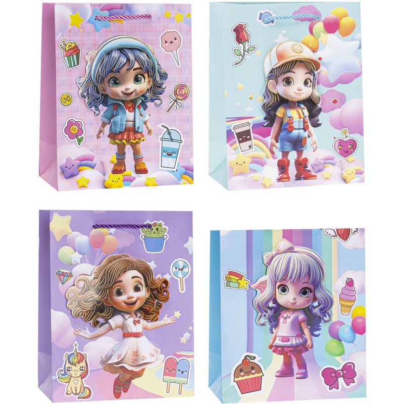 Torebka prezentowa 26x32x10cm TD-24081-3D-A4 ROZETTE