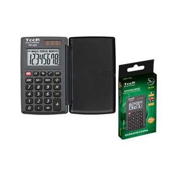 Kalkulator kieszonkowy TOOR TR-225 8-poz. z klapką 120-1856