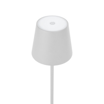 Lampka restauracyjno-barowa led PLATINET biała 4W 400lm wodoodporna z akumulatorem 4000mAh (45926)