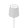 Lampka restauracyjno-barowa led PLATINET biała 4W 400lm wodoodporna z akumulatorem 4000mAh (45926)