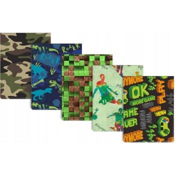 Okładki na dokumenty szkolne ucznia PVC 10 sztuk mix chłopięcy OD-23 BIURFOL