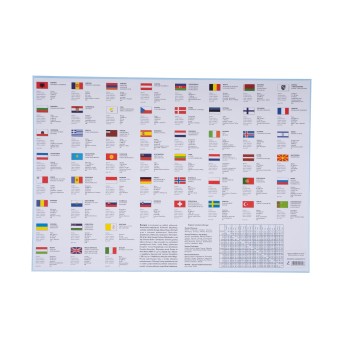 Podkład na biurko EUROPA 55x38 cm KRESKA