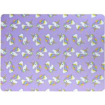 Podkładka na biurko do prac plastycznych 28x38cm A4 wzór Jednorożce PSN-A4-05 BIURFOL