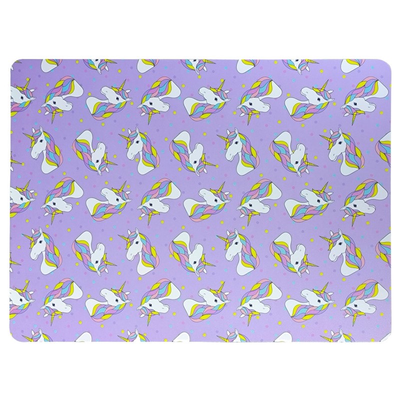 Podkładka na biurko do prac plastycznych 28x38cm A4 wzór Jednorożce PSN-A4-05 BIURFOL