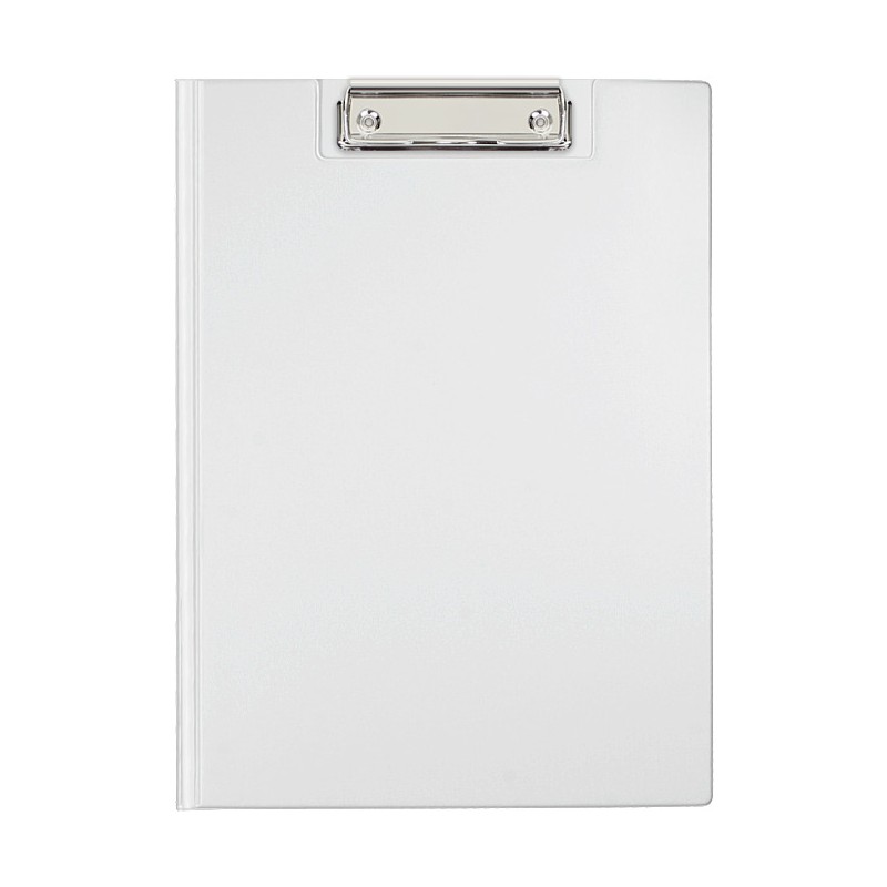 Teczka z klipem zamykana Clipboard A4 biała KL-04/KH-04-10 BIURFOL