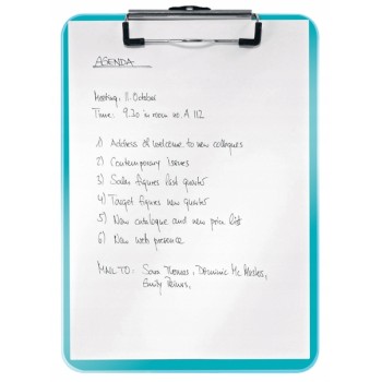 Deska z klipsem LEITZ WOW turkusowa 39710051