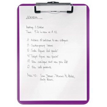 Deska z klipsem LEITZ WOW fioletowa 39710062
