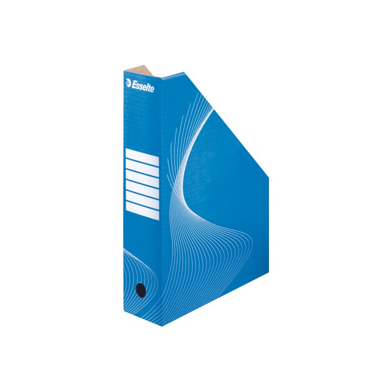 Pojemnik kartonowy na czasopisma 80mm niebieski ESSELTE 10025