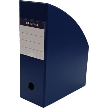 Pojemnik na czasopisma dokumenty A4 10cm PCV granatowy (SD-36-02) NATUNA