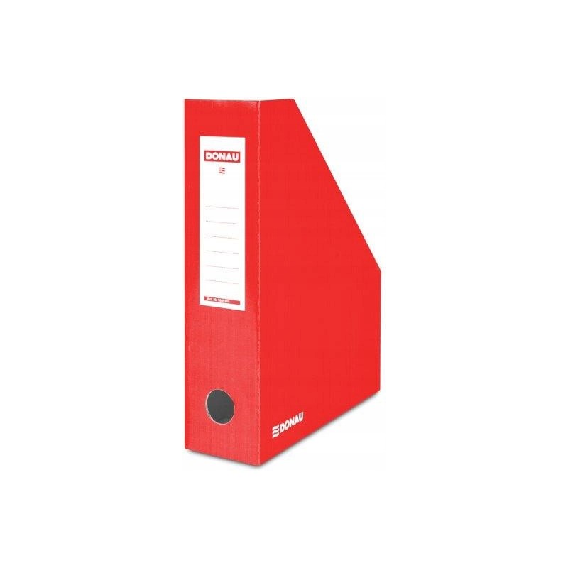 Pojemnik na dokumenty,ścięty A4/80mm czerwony 7649201-04 DONAU