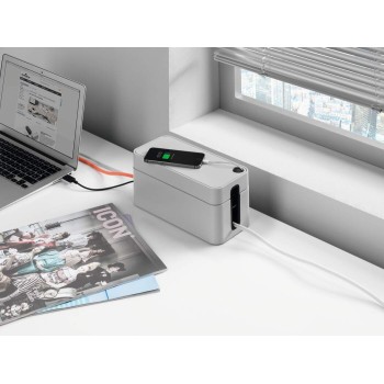 Pojemnik CAVOLINE BOX S na kable mały szary 503510 DURABLE