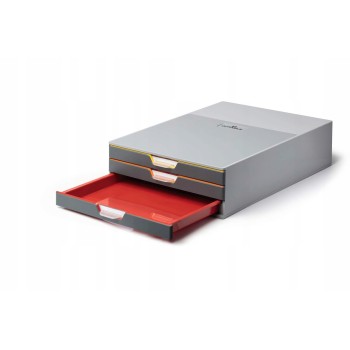Pojemnik VARICOLOR z 3 kolorowymi szufladkami 7603-27 DURABLE