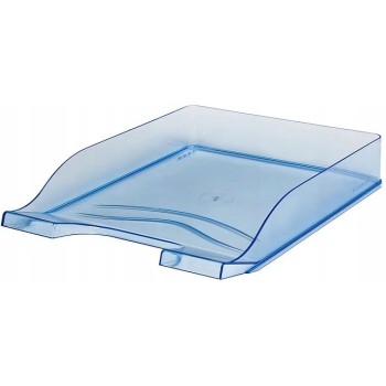 Półka kuweta na dokumenty przezroczysta niebieska 100553683 BANTEX