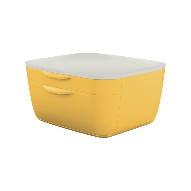 Pojemnik z szufladami Cosy, żółty 53570019