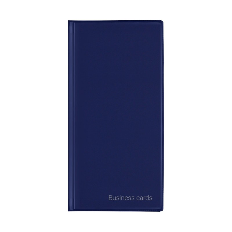 Wizytownik Etui na 96 wizytówek Premium granatowy WI-24-02 BIURFOL