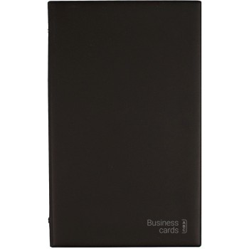 Wizytownik alfabetyczny Etui na 200 wizytówek czarny WI-25-01 BIURFOL