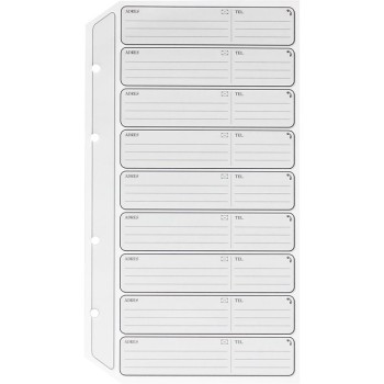 Wkłady do wizytownika teleadresowego WW-05 BIURFOL