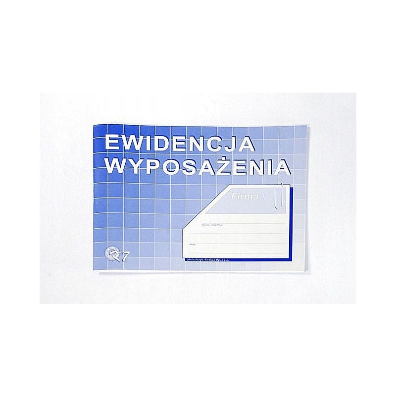 K07 Ewidencja wyposażenia Michalczyk i Prokop