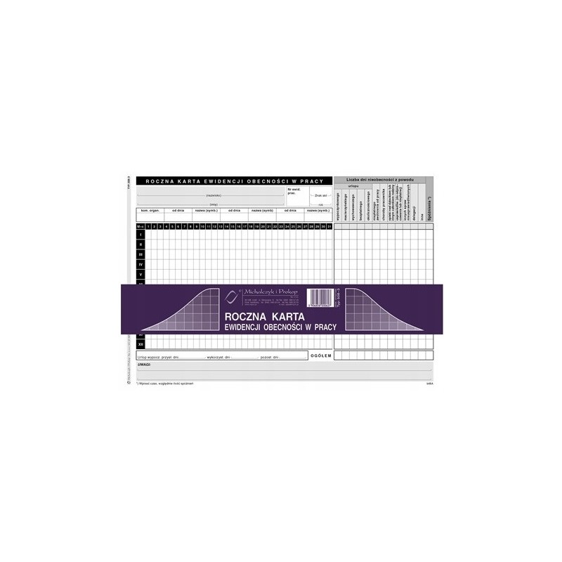 508-3 Roczna karta obec.A5a'50 Michalczyk i Prokop