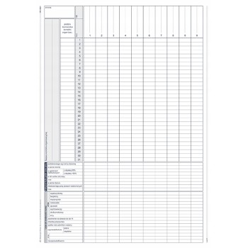 506-1 Lista obecności MICHALCZYK&PROKOP A4 40 kartek