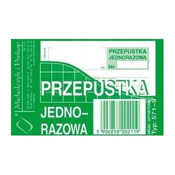571-9 PJ Przepust.jednor.A7(80 MICHALCZYK I PROKOP