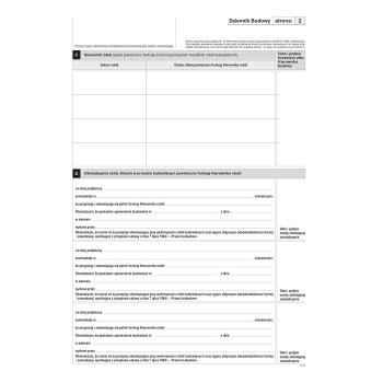 603-1Z Dziennik budowy A4 album 40 stron Michalczyk i Prokop