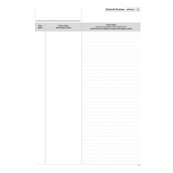603-1Z Dziennik budowy A4 album 40 stron Michalczyk i Prokop