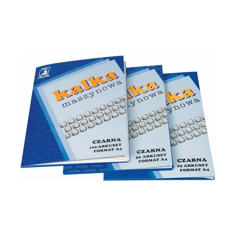 Kalka maszynowa A4 50 arkuszy DELFIN