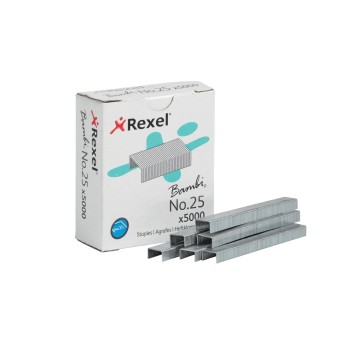 Zszywki nr.25 (4mm) 5000szt. 5025 REXEL
