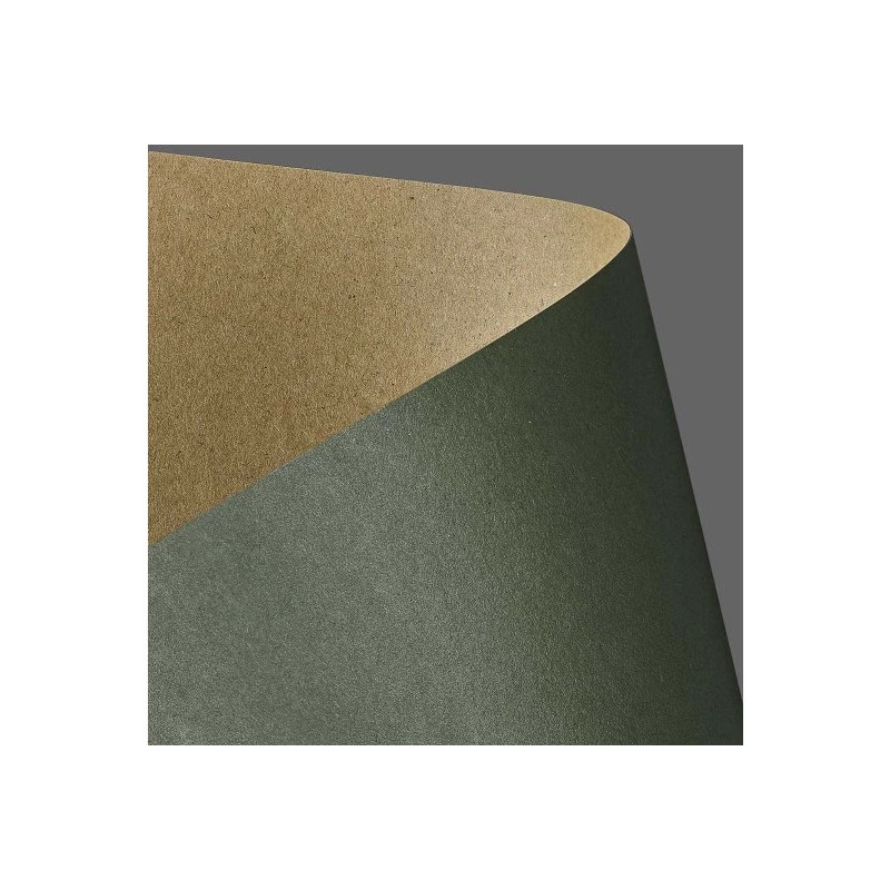 Karton ozdobny KRAFT zielony 275g. (20ark.) 204414 Galeria Papieru