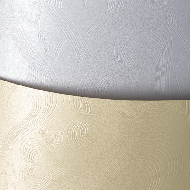 Karton ozdobny A4 LOVE diamentowa biel (20ark) 220g 203401 ARGO