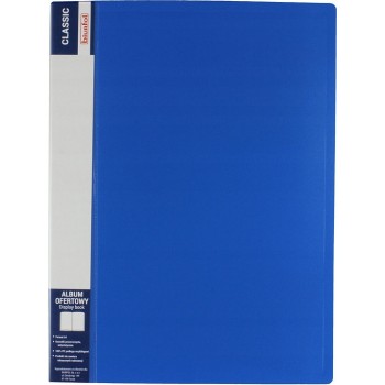 Album ofertowy na dokumenty 10 kieszeni CLASSIC niebieski AOF-01-03 BIURFOL