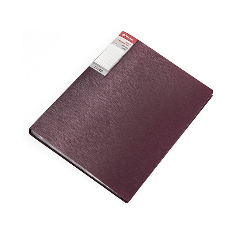 Album prezentacyjny 40 kieszeni bordowy SIMPLE 0410-0056-10 Panta Plast