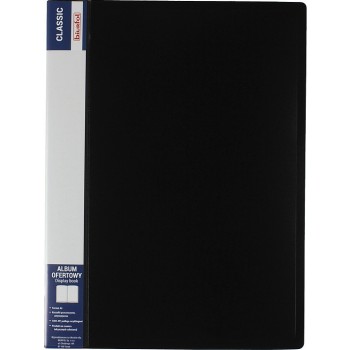 Album ofertowy na dokumenty 40 kieszeni CLASSIC czarny AOF-04-05 BIURFOL