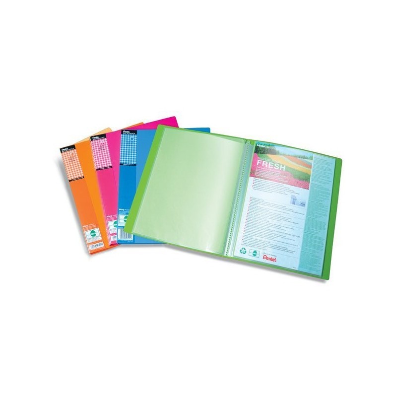 Album ofertowy A4 20kieszeni zielony DCF542K WING FRESH PENTEL