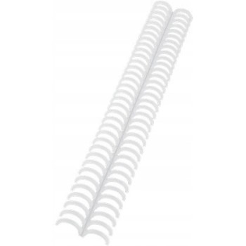 Grzbiety GBC do oprawy Click A4 34R 16mm białe matowe 387326E