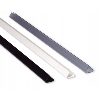 Grzbiety zaciskowe A4 12mm 40-100k(25szt) przezroczyste 291219 DURABLE