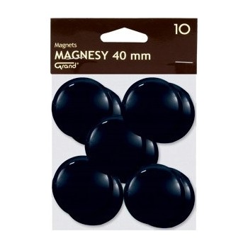 Magnesy 40mm czarne (10szt.) 130-1700 GRAND