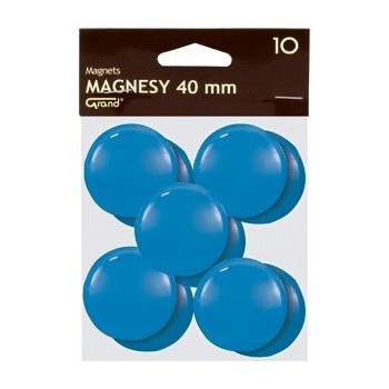 Magnesy 40mm niebieskie (10szt.) 130-1702 GRAND