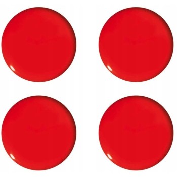 Magnesy do tablic czerwone 40mm (4szt.) GM402-C4 TETIS