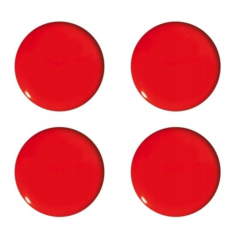 Magnesy do tablic czerwone 40mm (4szt.) GM402-C4 TETIS