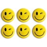 Magnesy do tablic żółty uśmiech 30mm (6szt.) GM301-SY6 TETIS