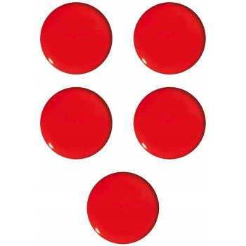 Magnesy do tablic czerwone 30mm (5szt.) GM401-C5 TETIS