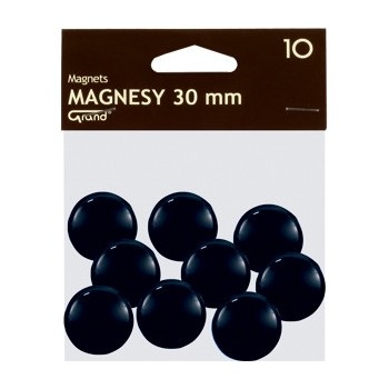 Magnesy 30mm GRAND czarne (10szt.) 130-1694 GRAND