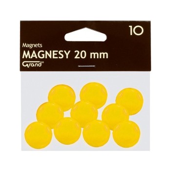 Magnesy 20mm GRAND żółte (10szt.) 130-1691 GRAND