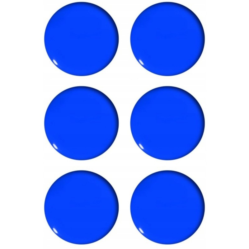 Magnesy do tablic niebieskie 20mm (6szt.) GM400-N6 TETIS