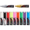 Marker z farbą kredową CHALK PWE-8K złoty UNI UNPWE8K/6ZL
